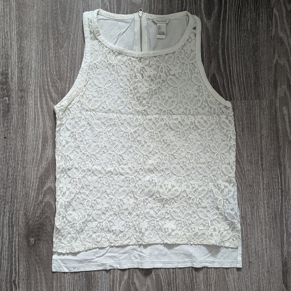 FOREVER 21 | lace detailed tank